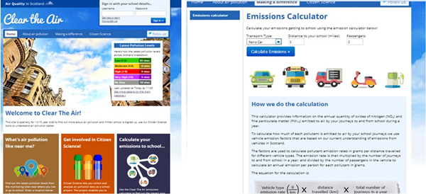 Scottish Air Quality Website Education 3